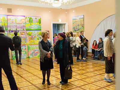 "Будьте как дети!". Открытие выставки живописи Сергея Каваля.